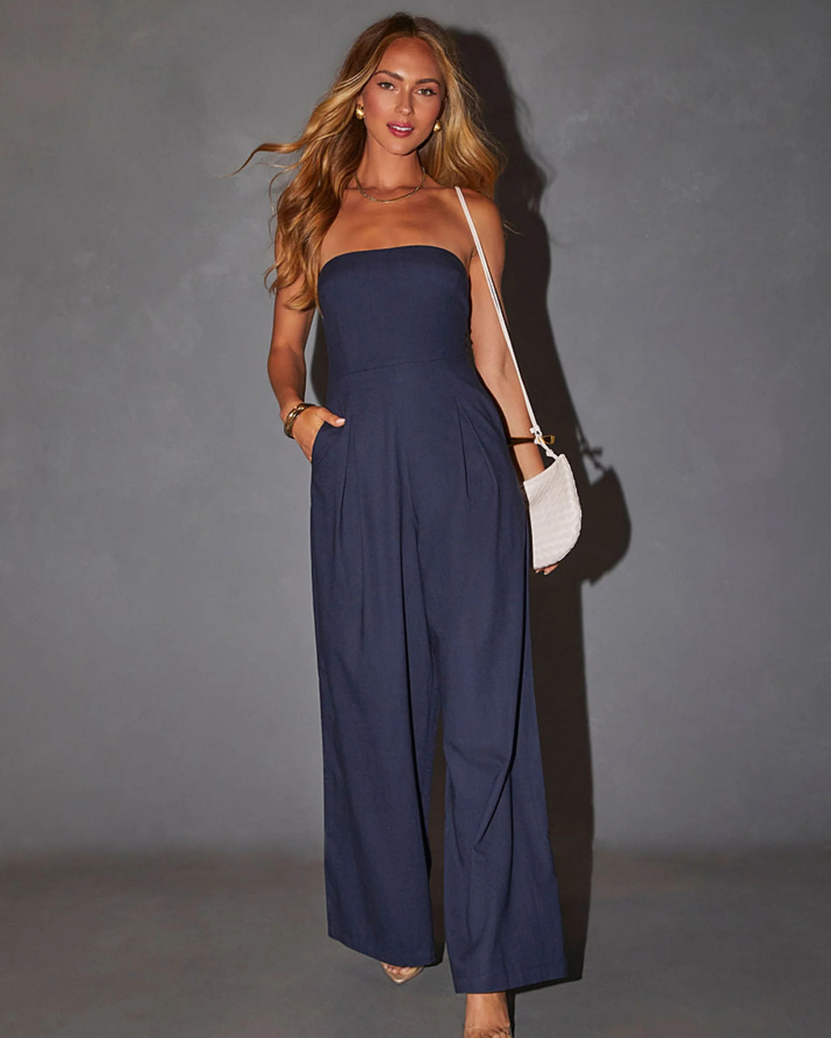 ANGELINA STRAPLESS JUMPSUIT
