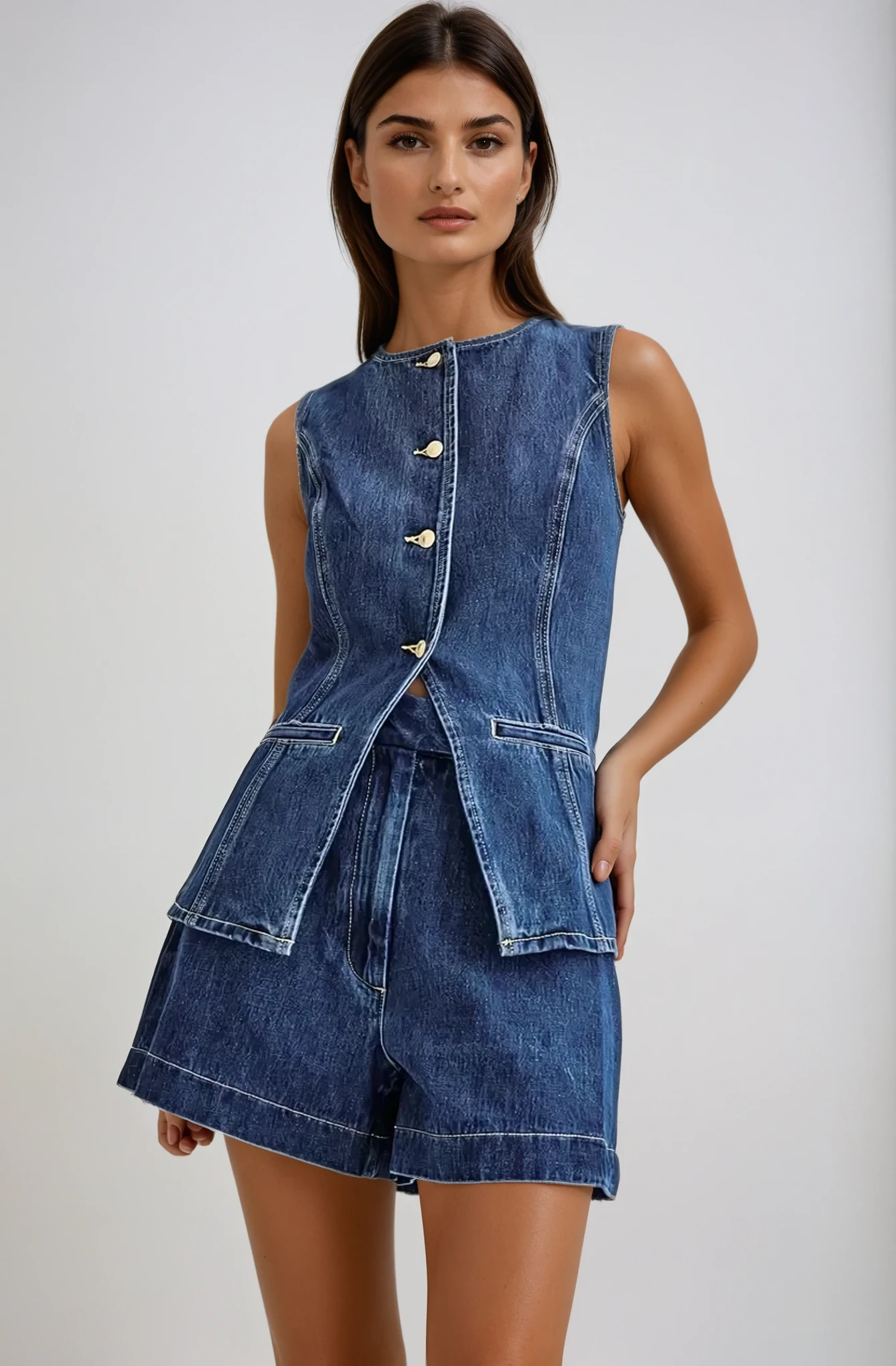 Sylvia Denim Set