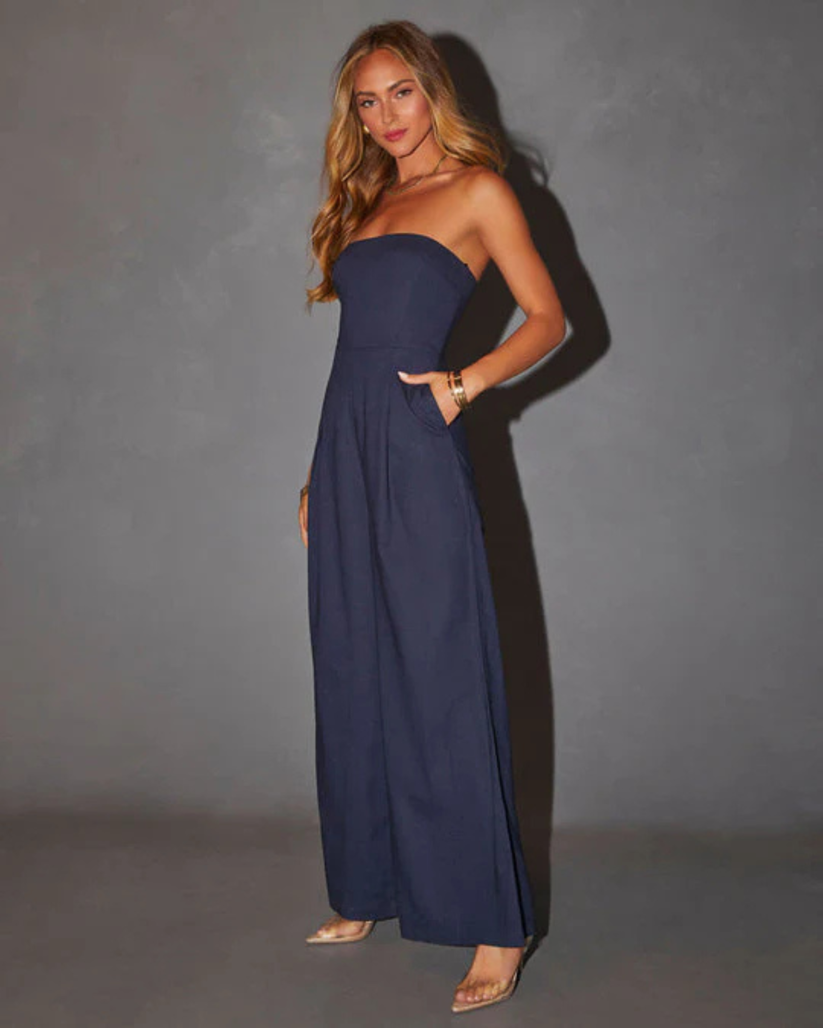 ANGELINA STRAPLESS JUMPSUIT