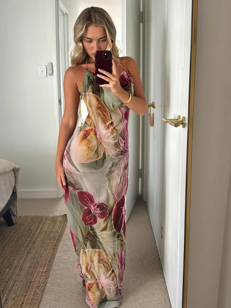 OLIVE MAXI DRESS