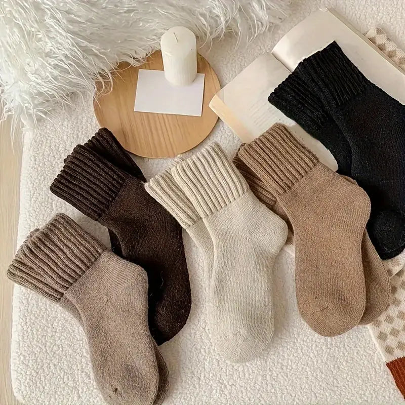 Therelle™ 5- Pack Knitted Socks