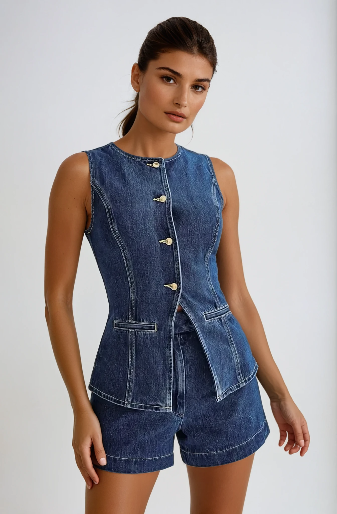 Sylvia Denim Set